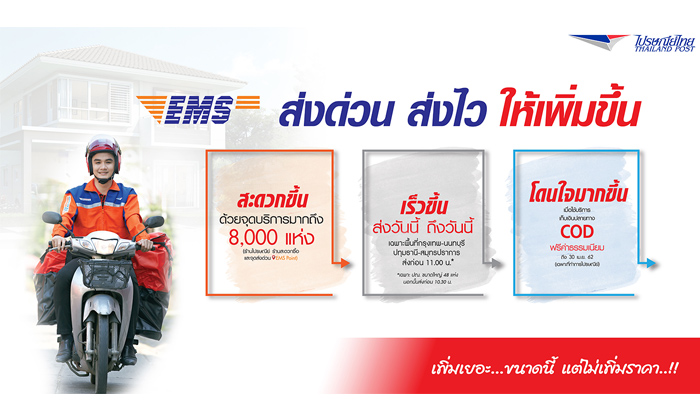 แกะกล่องความลับไปรษณีย์ไทยกับ 9 ความสะดวกของบริการ Ems เร็วขึ้น ส่ง