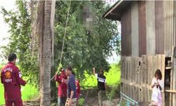 หนุ่มทำอิฐเครียด ปีนต้นมะขามสูงกว่า 10 เมตรผูกคอเสียชีวิต