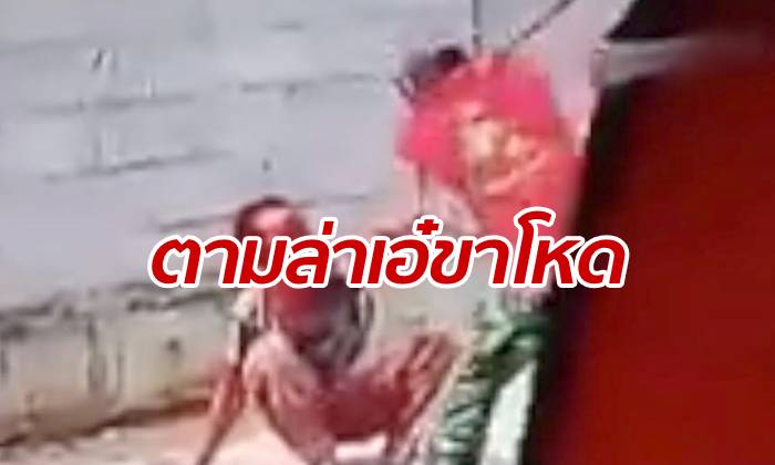 แค่ล้มเซไปโดน "เอ๋ ขาใหญ่" โมโหจัด ต่อยอ่วม-คว้าไม้ฟาดสลบคาที่