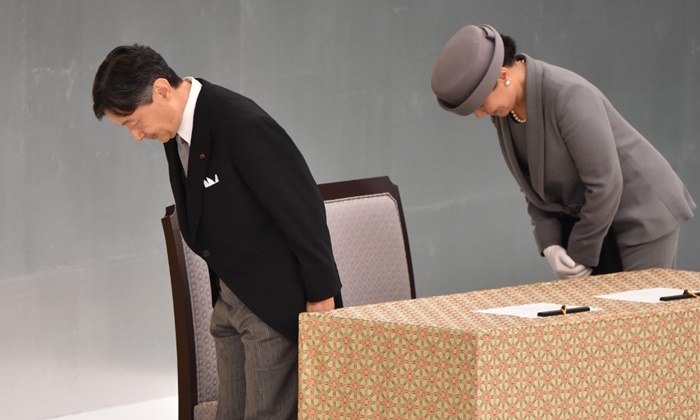 พระจักรพรรดิญี่ปุ่นแสดง "ความสำนึกผิด" ในวาระ 74 ปี สิ้นสุดสงครามโลก