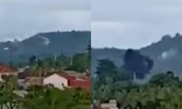 เครื่องบินลำเลียงผู้ป่วยตกใส่บ้านคน ใกล้กรุงมะนิลา ตายยกลำ 9 ศพ