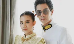 "ใบเตย-ดีเจแมน" สวมแต่งชุดไทย เข้าเฝ้าสมเด็จพระสังฆราช สง่างามเป็นที่สุด