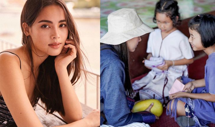 นางฟ้าของน้องๆ "ญาญ่า อุรัสยา" เป็นสะพานบุญสร้างอาคารเรียนให้เด็กชาวเขาเผ่ากะเหรี่ยง