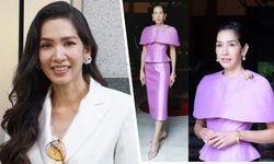 "นุสบา" เล่าความภูมิใจ ใส่ชุดผ้าไหมไทยต้อนรับแขกบ้านแขกเมือง สวยสะกดทุกสายตา