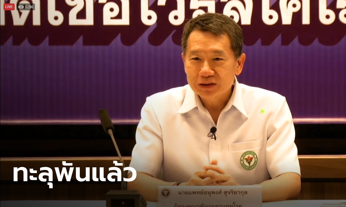 ทะลุพัน! สาธารณสุขแถลง ผู้ป่วยโควิด-19 เพิ่ม 111 ราย รวมติดเชื้อสะสม 1,045 ราย