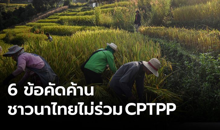สมาคมชาวนาไทย ยื่นคัดค้าน CPTPP ยกเหตุผล 6 ข้อ หวั่นกระทบเศรษฐกิจฐานราก