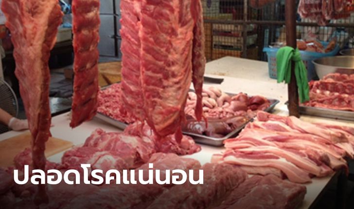 ปศุสัตว์ ยัน "เนื้อหมูไทย" ปลอดภัยหายห่วง ไม่ต้องกังวล "ไข้หวัดหมู"