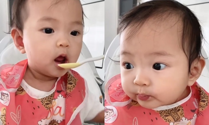 "เจนี่" โพสต์คลิปลูกสาว "น้องโนล่า" กินเก่งแม่แทบไม่ได้วางช้อน