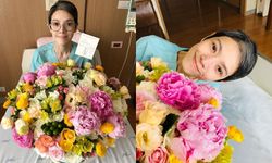 "นิ้ง กุลสตรี" ขอบคุณ "เฮียฮ้อ" ได้ดอกไม้ที่ชอบที่สุด และคำสั่งสอนตลอด 24 ปี