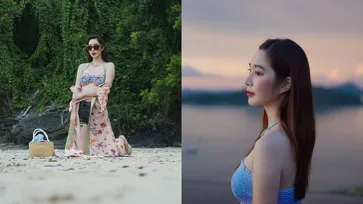 “ฐิสา” เปิดทริปสุดแซ่บ นานๆ เห็นที ใส่บิกินี่อวดผิวขาวจั๊วะ