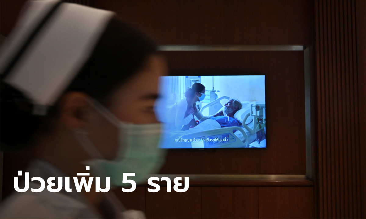 วันนี้พบป่วยเพิ่ม 5 ราย! ศบค.เผยไทยมีผู้ติดเชื้อโควิด-19 สะสม 3,590 ราย