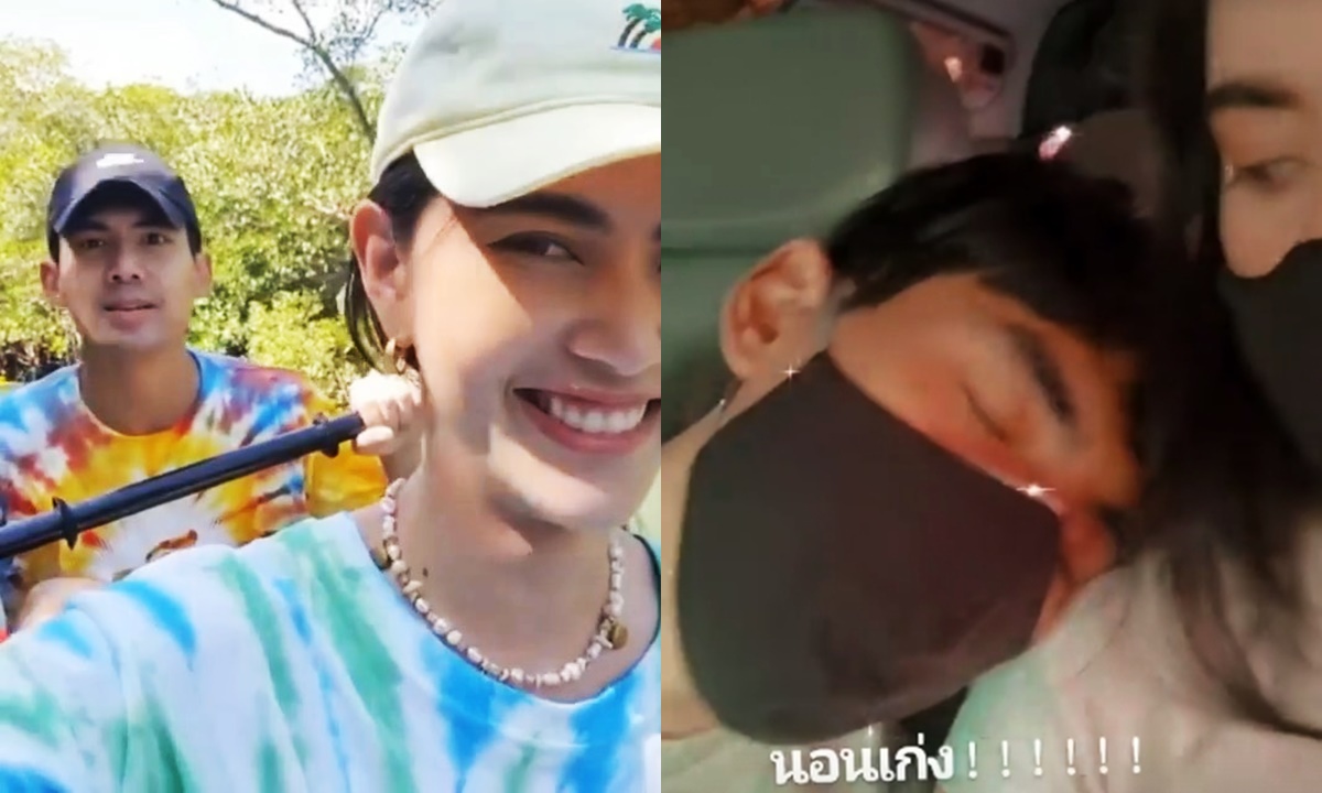 โมเมนต์ของ "ใหม่-เต๋อ" จับมือกันไปทริปทะเลสมุย พีคทุกช็อตจริงๆ (มีคลิป)