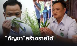 “อนุทิน” ชิมใบกัญชาชุบแป้งทอด แจงเร่งส่งเสริมปลูกสร้างรายได้