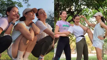 สุดมาก! ท่ายืดเส้น ของ "แอน ทองประสม" ทำ "คิม-ญาญ่า" ถึงกับร้อง