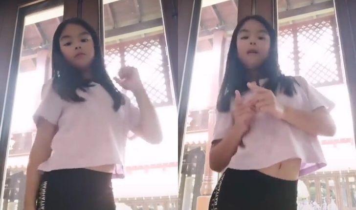 "น้องโสน" ลูกสาว "มอส ปฏิภาณ" ยิ่งโตยิ่งสวย โชว์เต้นสุดพลิ้ว เล่นหูเล่นตาน่ารักมาก