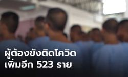 กรมราชทัณฑ์เผย ผู้ต้องขังติดโควิดเพิ่มอีก 523 ราย เรือนจำกลางบางขวางป่วยมากสุด