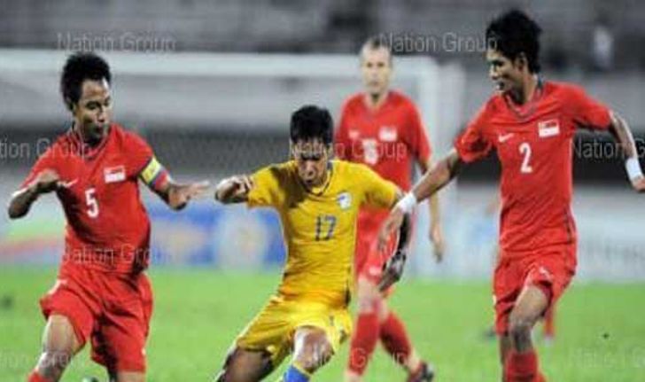 ผลบอล บอลไทยบู่แพ้สิงคโปร์คาบ้าน 0-1