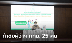 วันนี้สมัครผู้ว่าฯ กทม. เพิ่มอีก 5 คน รวมสองวัน 25 เบอร์ แข่งชิงชัย ส.ก. 356 ราย