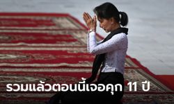 โดนอีกคดี! "ซูจี" เจอตัดสินจำคุก 5 ปี ข้อหาทุจริตรับทองคำแท่ง-เงินสด 18 ล้าน