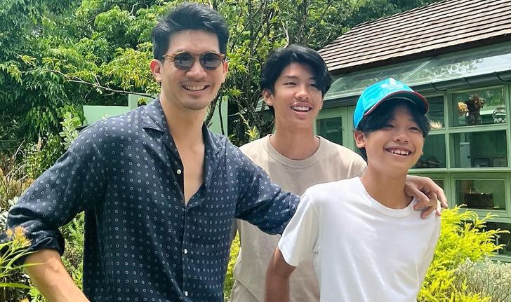 หล่อคูณสาม "พ่อเคน ธีรเดช" กับลูกชาย "คุณ-จุน" โมเมนต์น่ารักพ่อลูกอบอุ่น