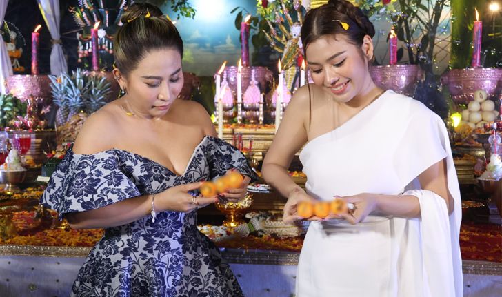 ขนลุกทั้งงาน "ธัญญ่า" ล้วงปิงปอง ได้เลข 3 ตัวเน้นๆ! บวงสรวงปู่ศรีสัตตะนาคราช 7 เศียร