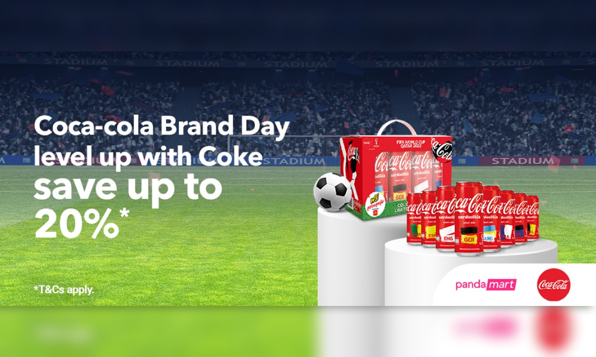 Coca-Cola จับมือ pandamart กับ World Cup 2022 เตรียมเชียร์สุดเสียงกับโปรโมชั่นสุดคุ้ม