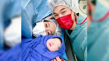 "กันต์" อวดโฉม "น้องพราว" ภรรยาคลอดลูกสาวแล้ว น่ารักน่าชังมาก