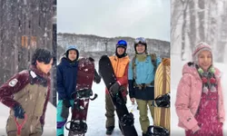 "เคน-หน่อย" เปิดบ้านที่ญี่ปุ่นหิมะตกหนักมาก โชว์ลีลาเล่นสกีกับลูกๆ สกิลเป๊ะเลย