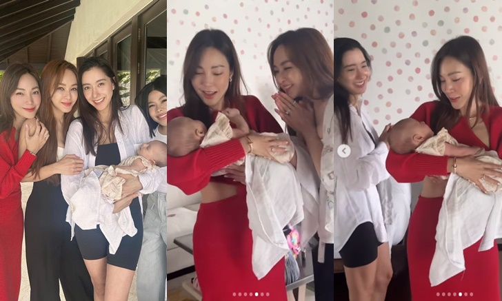 "ป้าเป้ย-น้าเมย์" ตกหลุมรัก "น้องเลอา" ลูกสาว "ไอซ์ อภิษฎา" เลี้ยงง่ายมาก