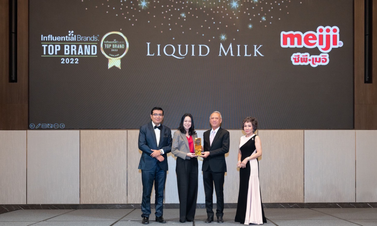 ซีพี-เมจิ คว้ารางวัล Top Influential Brand 2022