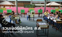 เลือกตั้ง 66 : รวมเบอร์ผู้สมัคร ส.ส. นครนายก-นนทบุรี-ปทุมธานี