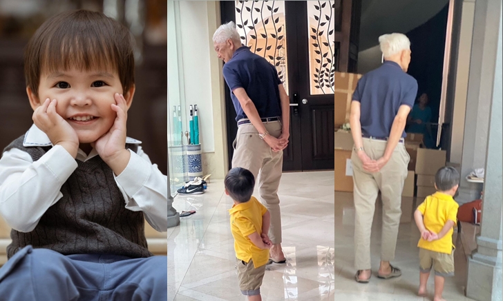 "น้องกวิณท์" ลูกศรีริต้า ชัดเลย เหมือนคุณปู่มาก ขนาดท่าเดินยังเป๊ะ!