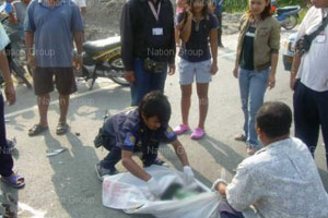 หนูน้อย2ขวบไปไม่ถึงงานวันเด็กถูกรถไถชนดับ