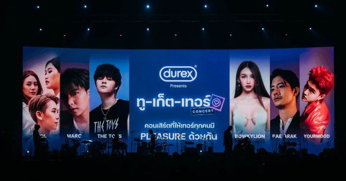 Durex Presents ทู-เก็ต-เทอร์ Concert แคมเปญใหญ่แห่งปีที่ตอกย้ำให้ทุกคนมี Pleasure ด้วยกัน