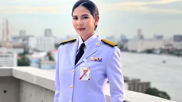 ลุคนี้สวยมาก "หมิว สิริลภัส" สวมชุดขาวในรัฐพิธีเปิดประชุมสภา