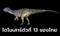 ไทยค้นพบไดโนเสาร์ชนิดใหม่ของโลก “มินิโมเคอร์เซอร์ ภูน้อยเอนซิส” อายุ 150 ล้านปี