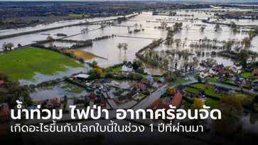 “น้ำท่วม ไฟป่า อากาศร้อนจัด” เกิดอะไรขึ้นกับโลกใบนี้ในช่วง 1 ปีที่ผ่านมา