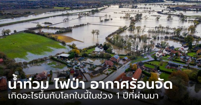 “น้ำท่วม ไฟป่า อากาศร้อนจัด” เกิดอะไรขึ้นกับโลกใบนี้ในช่วง 1 ปีที่ผ่านมา