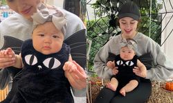 กลัวแล้ว! "น้องเอลิเซีย" ลูกแพทริเซีย แต่งชุดค้างคาวผี ทำแอคติ้งหน้าโหด