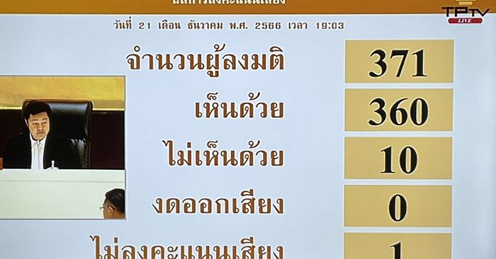 ผ่านฉลุย! สภาลงมติท่วมท้นรับหลักการร่าง พ.ร.บ. #สมรสเท่าเทียม ทั้ง 4 ฉบับ