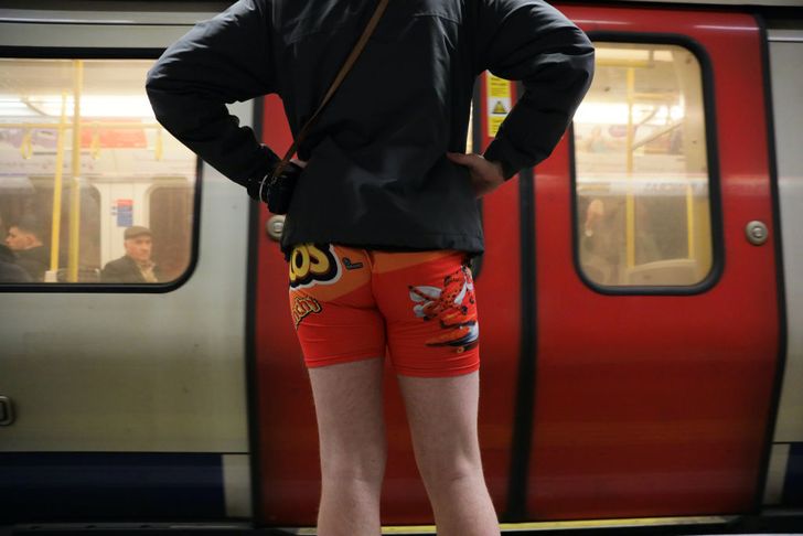 No Trousers On The Tube Day 4