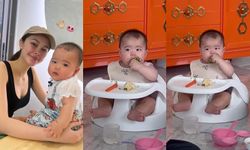 เอ็นดูคลิป "น้องเอลิเซีย" ลูกสาว "แพทริเซีย" ทำหน้านิ่งแต่กินผักเก่งมาก