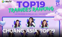 CHUANG ASIA Ranking TOP19 ผลโหวตกลางสัปดาห์ บนแอป WeTV (3-13 ก.พ.)