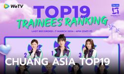 CHUANG ASIA Ranking TOP19 ผลโหวตกลางสัปดาห์ บนแอป WeTV (2-7 มี.ค.)