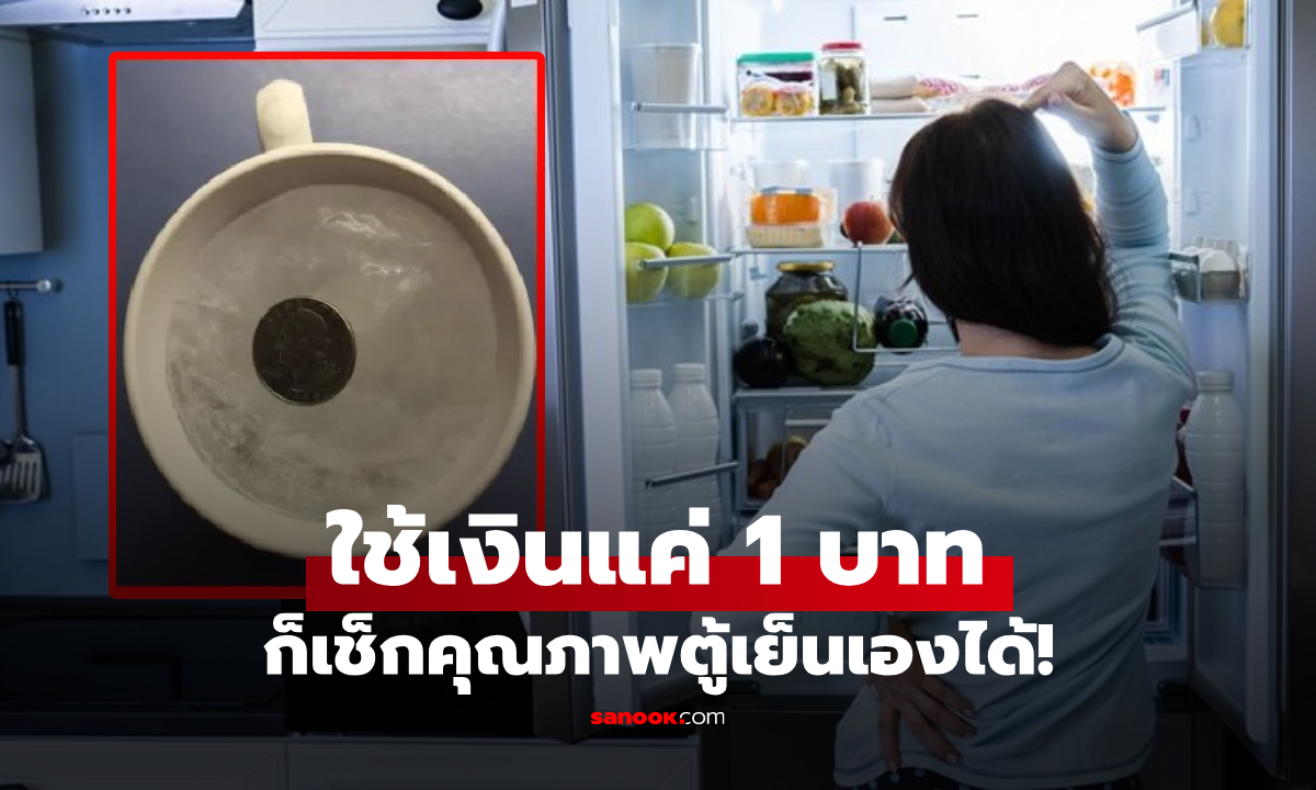 หลายคนเพิ่งรู้! แค่วาง "เหรียญ" บนแก้วน้ำแข็ง ก็เช็กคุณภาพของ "ตู้เย็น" ได้ด้วยตัวเองง่ายๆ