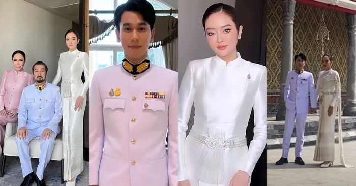 งดงาม "พีท-แก้มบุ๋ม" เข้าเฝ้าสมเด็จพระสังฆราชฯ รับประทานน้ำพระพุทธมนต์ มงคลชีวิตคู่