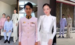 งดงาม "พีท-แก้มบุ๋ม" เข้าเฝ้าสมเด็จพระสังฆราชฯ รับประทานน้ำพระพุทธมนต์ มงคลชีวิตคู่