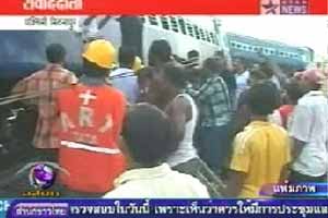 ยอดผู้เสียชีวิตเหตุรถไฟตกรางในอินเดียทะลุ 90 คน