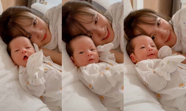 "แพทตี้" นอนคู่กับลูกสาว "น้องโรร่า" น่ารักมาก แต่ไม่รู้จะโฟกัสแม่หรือเสียงพ่อก่อนดีเลย