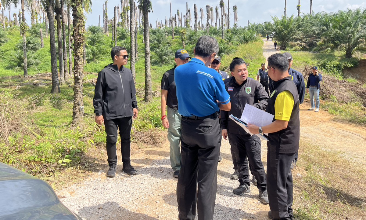 ลุยต่อ! "ธนดล" ลงพื้นที่ตรวจสอบ ทวงคืนสวนปาล์ม 700 ไร่